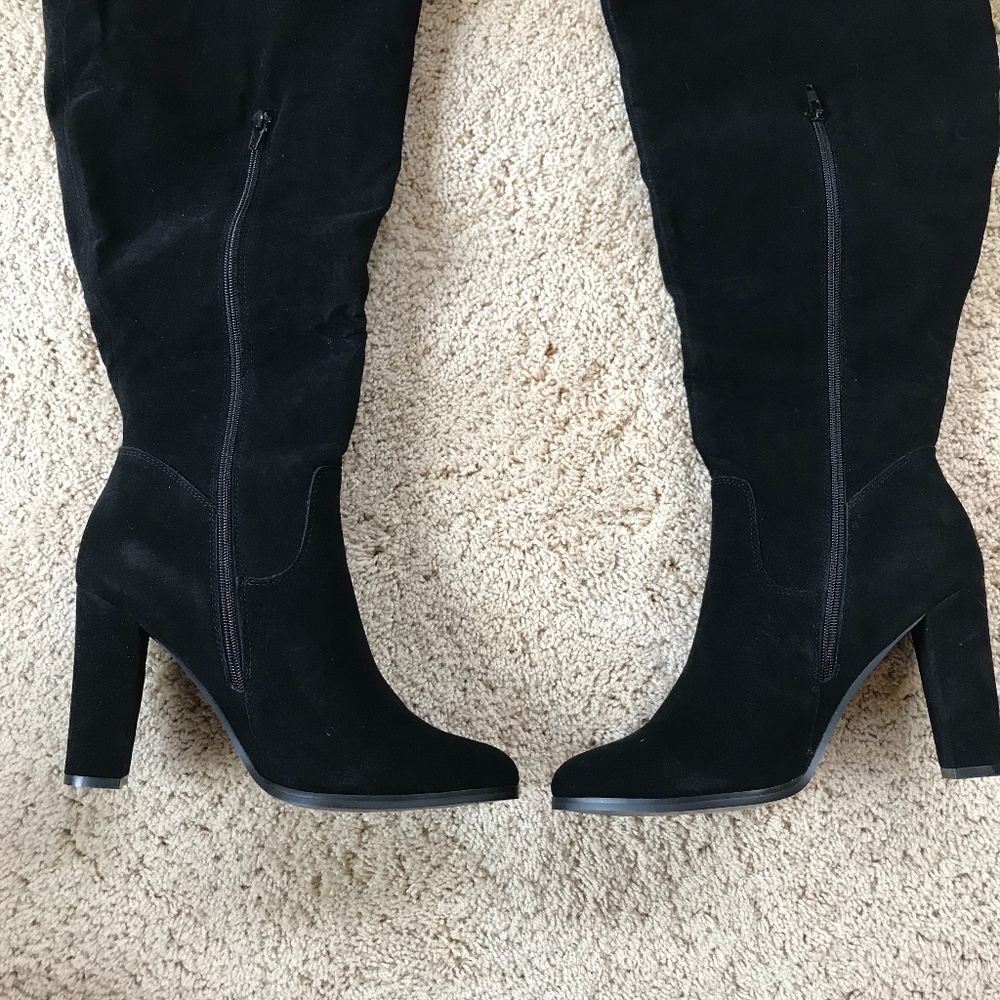 Sexy Thigh-High Wide Leg Boots